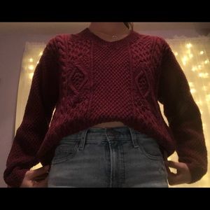 Maroon Maurices Sweater